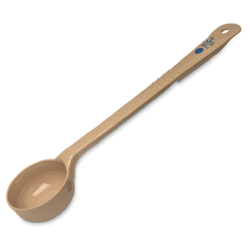 Carlisle 437006 3 Oz Portion Server Solid Beige Polycarbonate with Color Coded