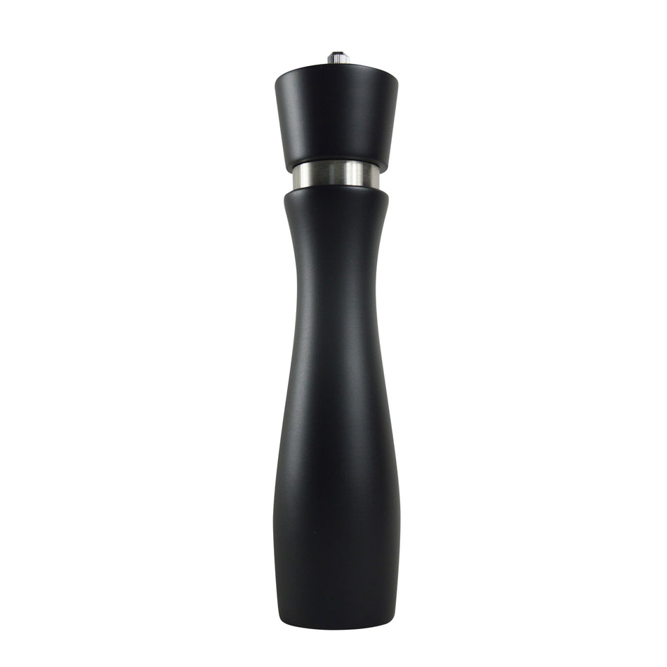 10"H Beechwood Pepper Mill, Black