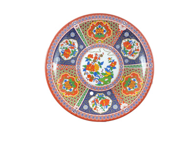 Thunder Group 1015TP 14-3/8 Inch Round Plate Break-Resistant BPA Free Melamine