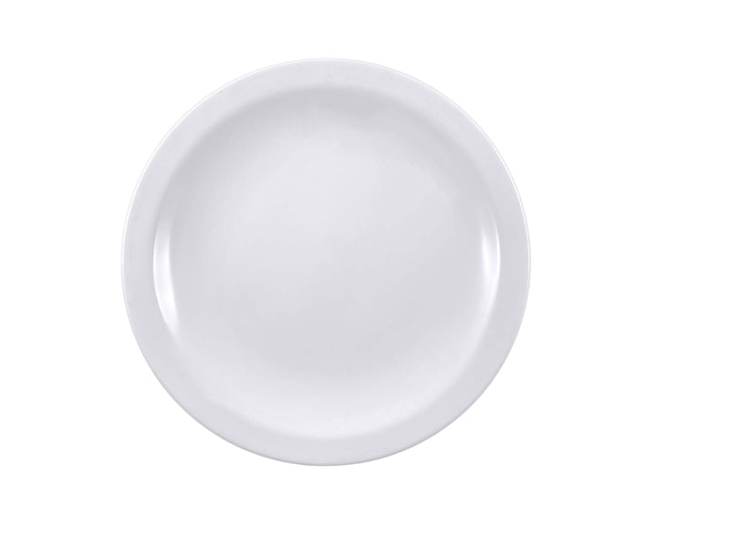 Thunder Group 1015TW 14-3/8 Inch Diameter Round Plate Break Resistant BPA Free Melamine