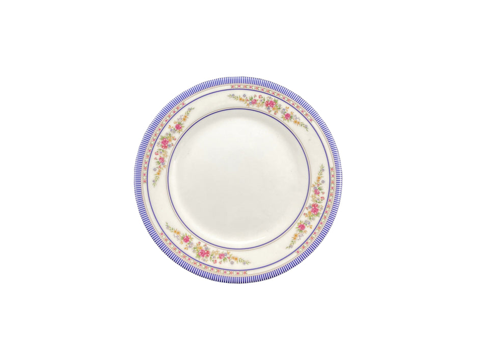 12 Pack 15-1/2" Diameter x 1-1/4" Height, Round Plate, Rose Dinnerware, Melamine, BPA Free, Dishwasher Safe, Break-Resistant, Shatter-Resistant, No Microwave, No Oven, NSF
