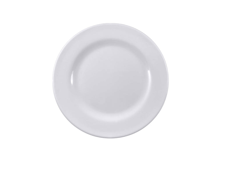 Thunder Group 1016TW 15-1/2 Inch Diameter Break-Resistant Melamine Plate Imperial White