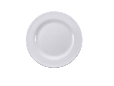 Thunder Group 1016TW 15-1/2 Inch Diameter Break-Resistant Melamine Plate Imperial White