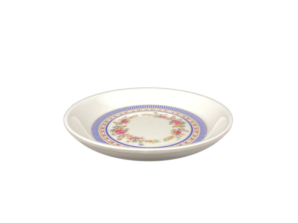 12 Pack 2 oz, 3-1/2" Diameter x 3/8" Height, Sauce Dish, Rose Dinnerware, Melamine, BPA Free, Dishwasher Safe, Break-Resistant, Shatter-Resistant, No Microwave, No Oven, NSF
