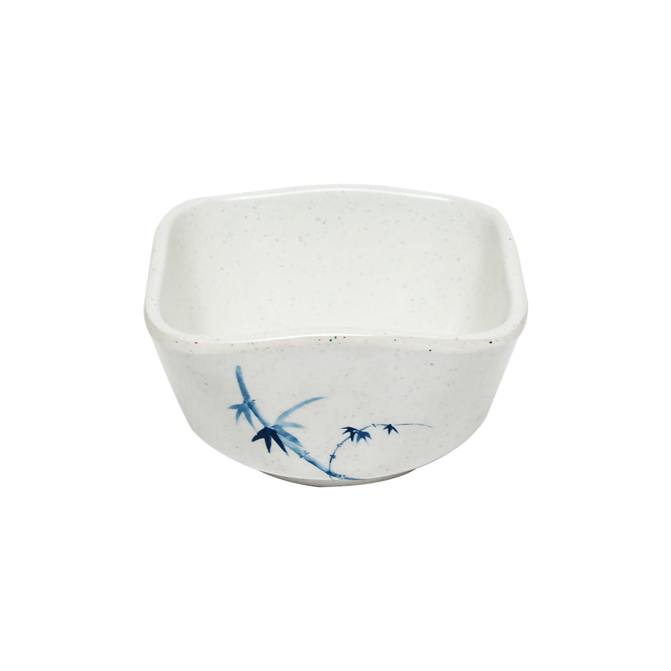 12 Pack 6 oz, 3-3/8" x 3-1/2" x 1-7/8", Vegetable Dish, Blue Bamboo Dinnerware, Melamine, BPA Free, Dishwasher Safe, Break-Resistant, Shatter-Resistant, No Microwave, No Oven, NSF