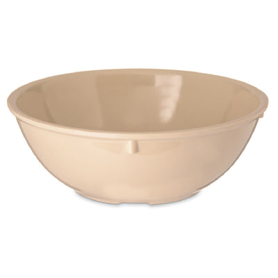 Carlisle 4352125 14 Oz Nappie Bowl Tan Melamine Dishwasher Safe