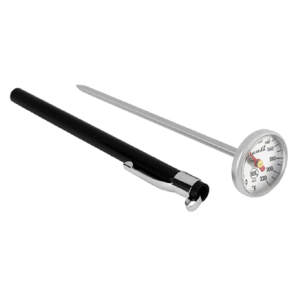 Carlisle THDLF 1 Inch Dial Pocket Thermometer Antimicrobial Design