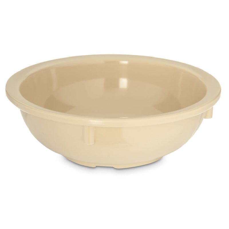 Carlisle KL10825 14 Oz Nappie Bowl Tan Melamine Rolled Edge Dishwasher Safe