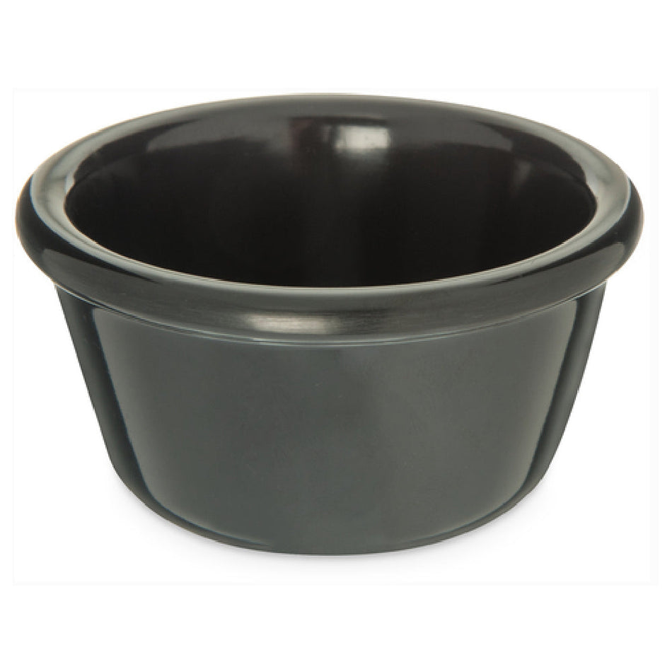 Carlisle S28303 4 Oz Ramekin Black Melamine Dishwasher Safe Stain Resistant