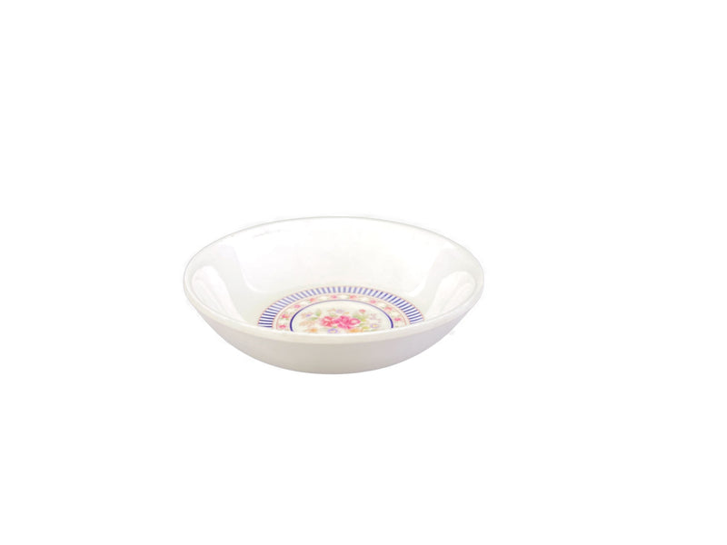 Thunder Group 1101AR 1 Oz Sauce Dish Break-Resistant BPA Free Rose Melamine