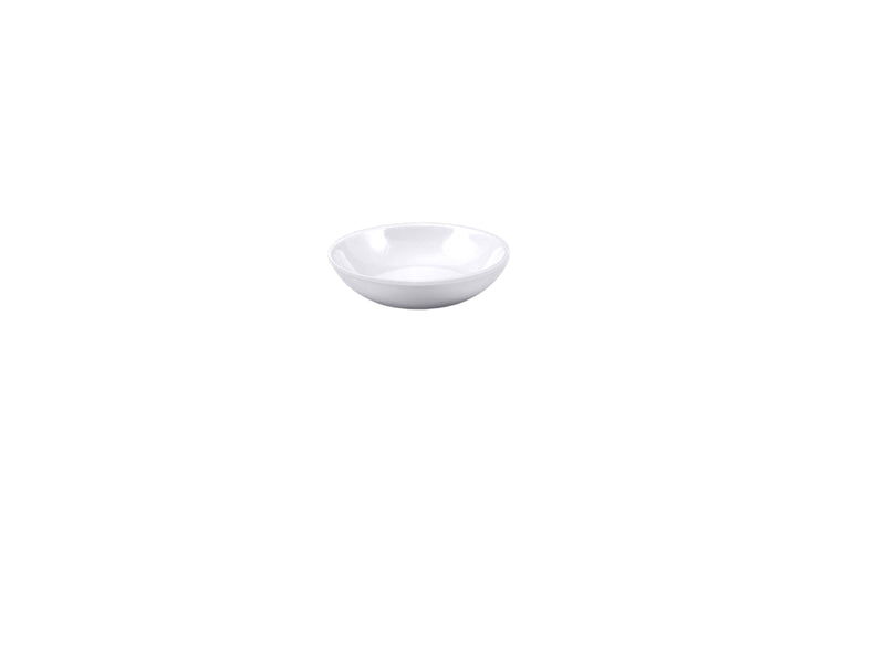 Thunder Group 1101TW Sauce Dish 1 Oz BPA Free Dishwasher Safe Melamine White