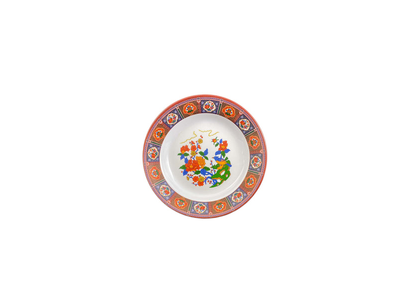 Thunder Group 1106TP 3 Oz Peacock Soup Plate Melamine NSF Dishware