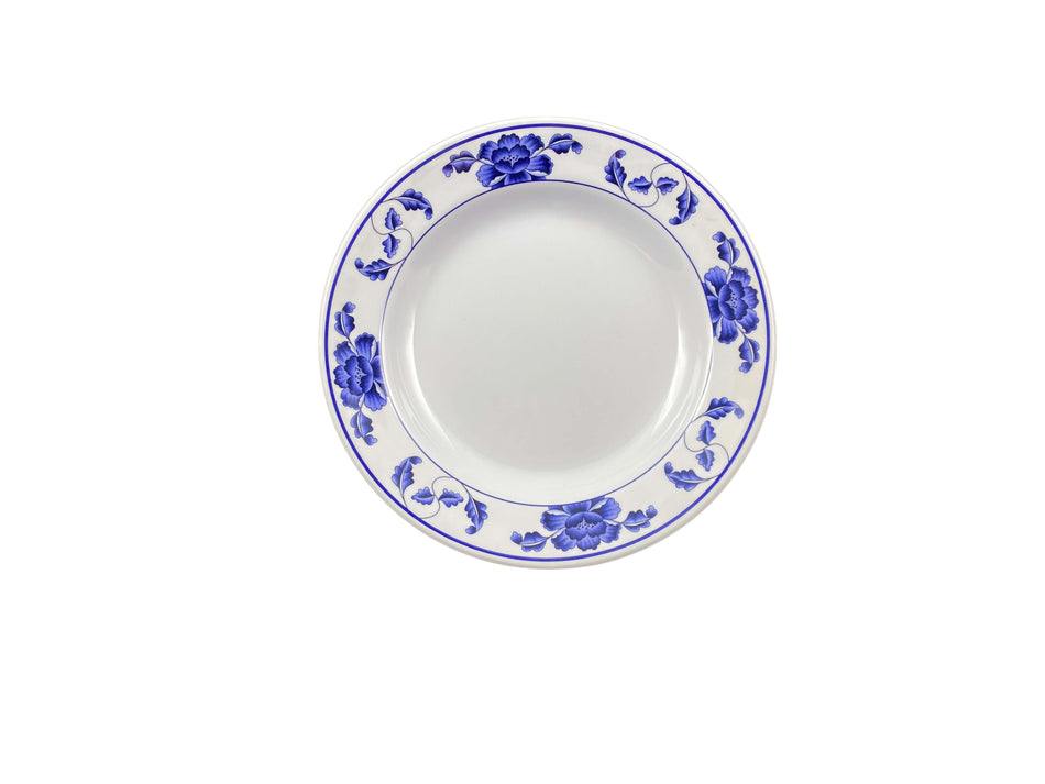12 Pack 7 oz, 7-7/8" Diameter x 1" Height, Soup Plate, Lotus Dinnerware, Melamine, BPA Free, Dishwasher Safe, Break-Resistant, Shatter-Resistant, No Microwave, No Oven, NSF