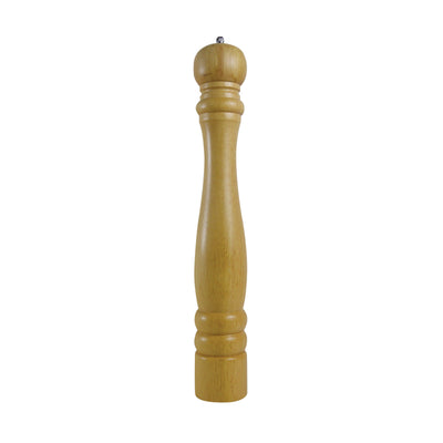 Thunder Group WDPM118BR Rubberwood Pepper Mill 18 Inch Manual Grinding Tool