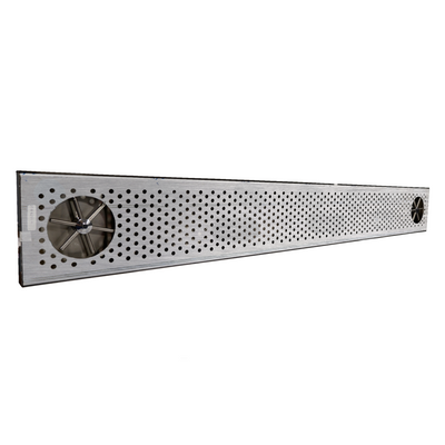 Commercial Counter-Mount Drain Tray with Integrated Dual Glass Rinsers - 76"