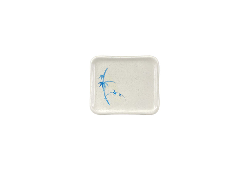 Thunder Group 1202BB 5-1/2 Inch Break-resistant Plate Melamine Blue Bamboo