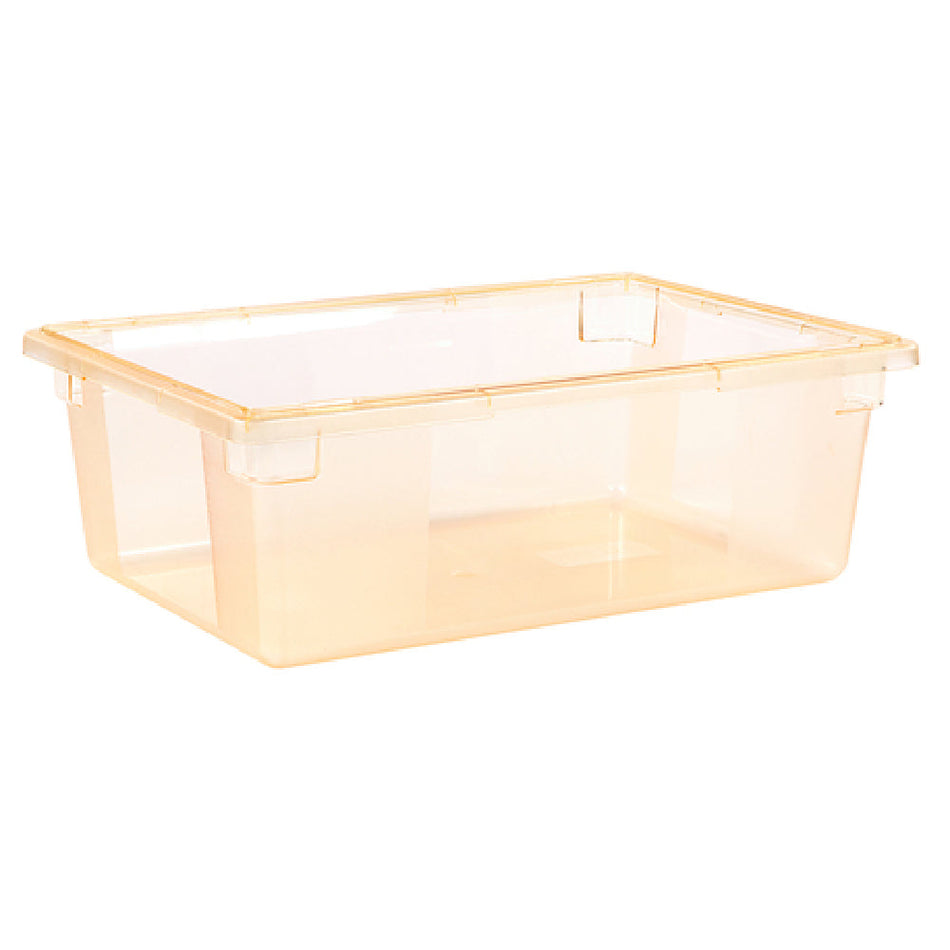 Carlisle 10622C22 26 Inch Food Storage Box with Reinforced Corners Yellow Polycarbonate