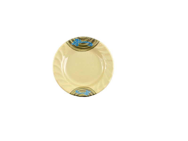 Thunder Group 1207J 7 Inch Diameter Round Plate Break-Resistant BPA Free Melamine