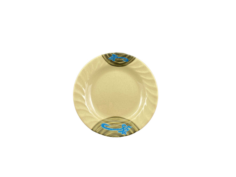 Thunder Group 1209J 9-1/4 Inch Diameter Round Plate Break-Resistant BPA Free Melamine