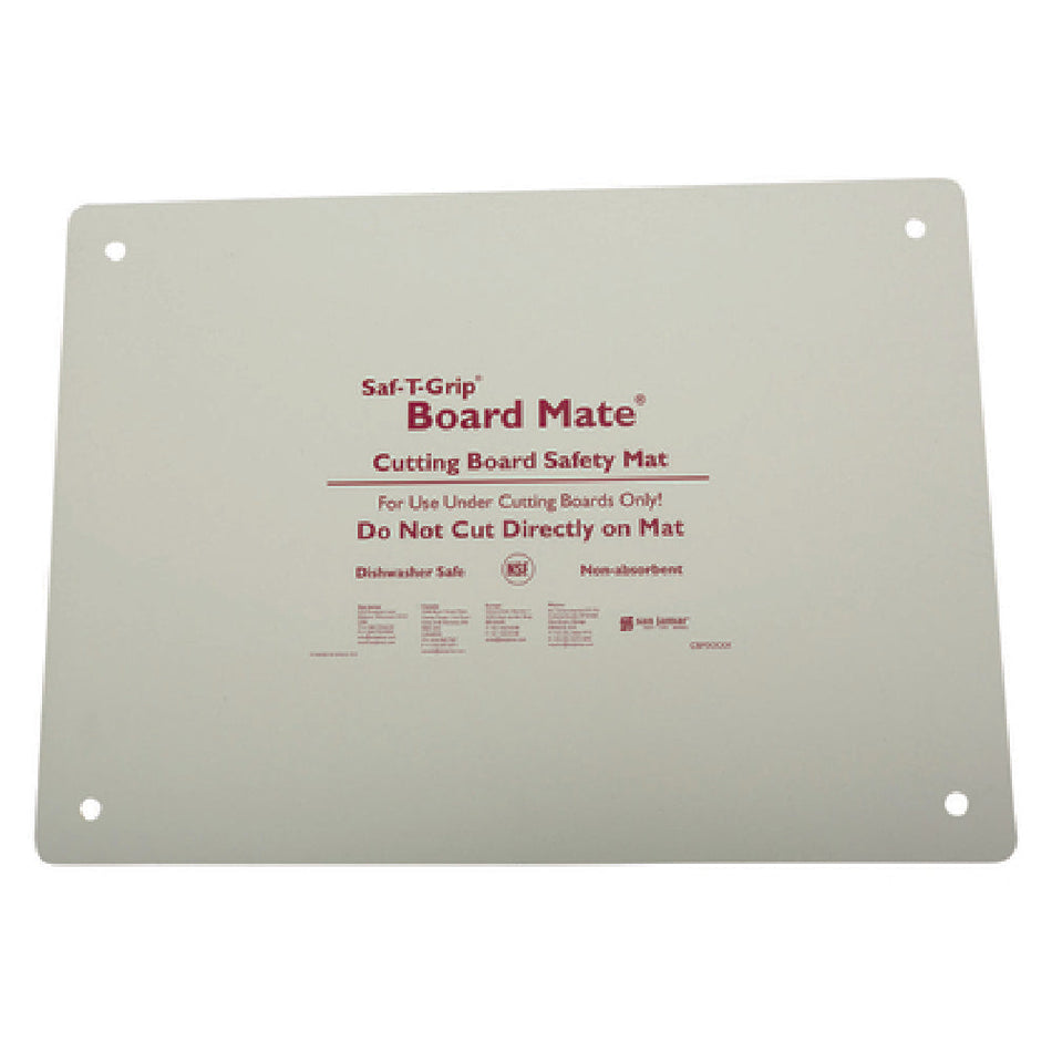Carlisle CBM1318 13 Inch Cutting Board Mat Non-Absorbent Synthetic Rubber