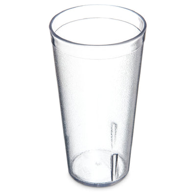 Carlisle 5220-207 20 Oz. Stackable Tumbler Clear SAN with Textured Finish