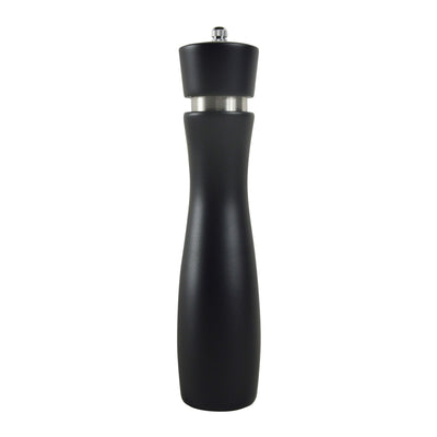 Thunder Group WDPM012BK Beechwood Pepper Mill 12 Inch Manual Black