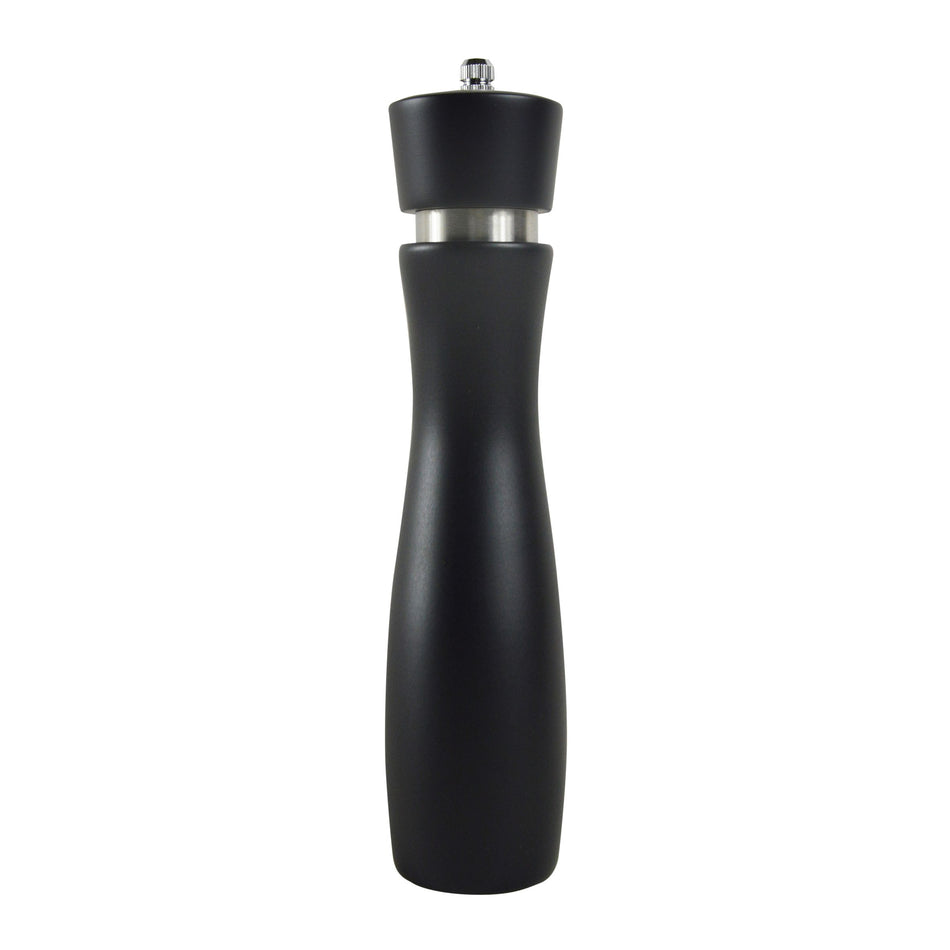 12"H Beechwood Pepper Mill, Black