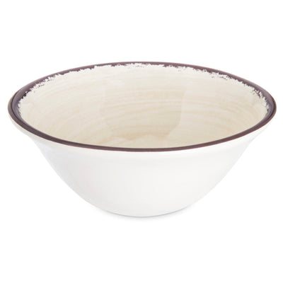 Carlisle 5400453 27 Oz Ice Cream Bowl Round Swirl Design Melamine Blue
