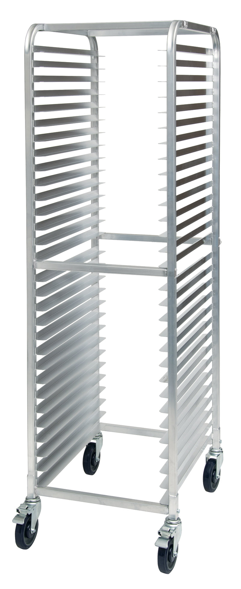 Winco AWRK-30 21 Inch Mobile Full Height Pan Rack Aluminum with 30 Sheet Pans