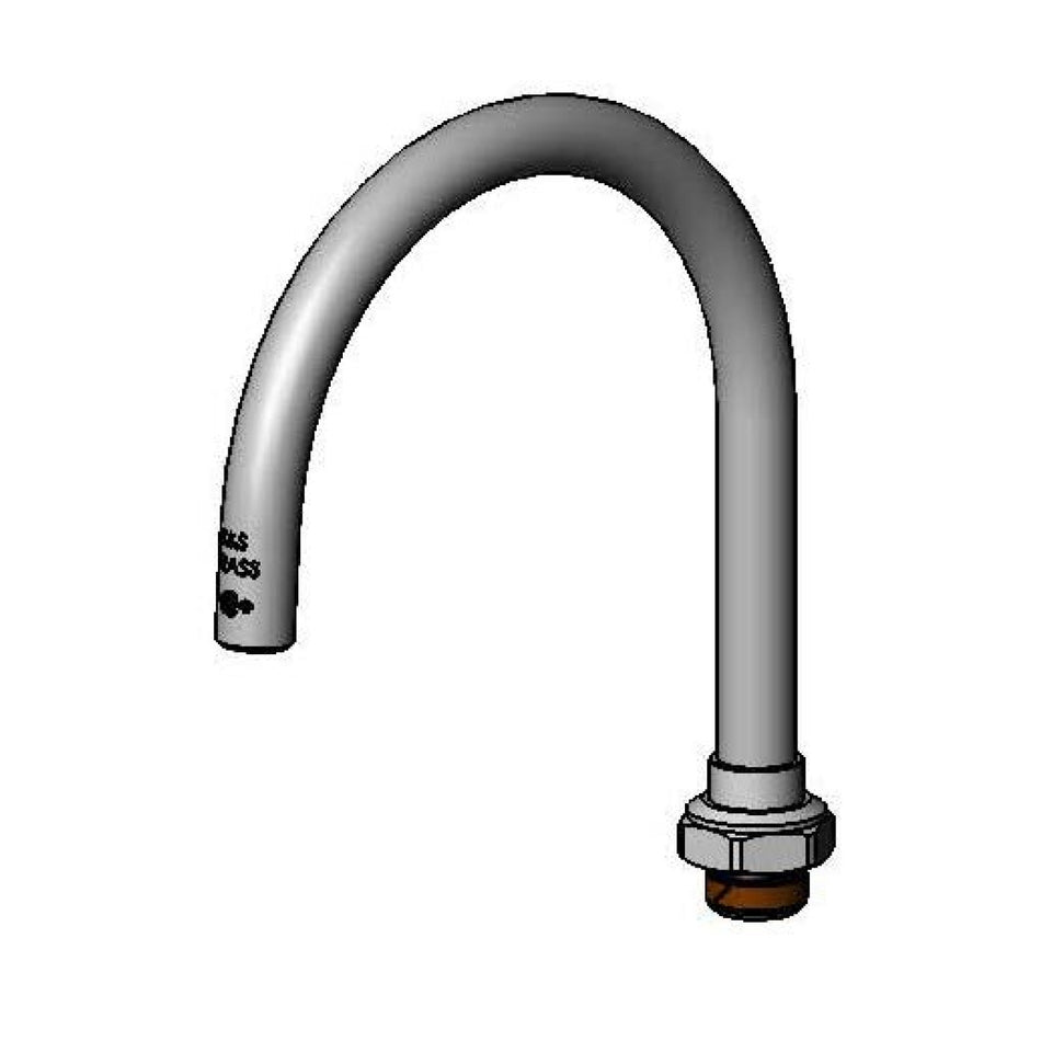 Plain End Swivel Gooseneck, 5-11/16" Spread, 7-1/4" Height, 3-5/16" Clearance, 1.0 GPM for EC-3130 ADE Faucet Series