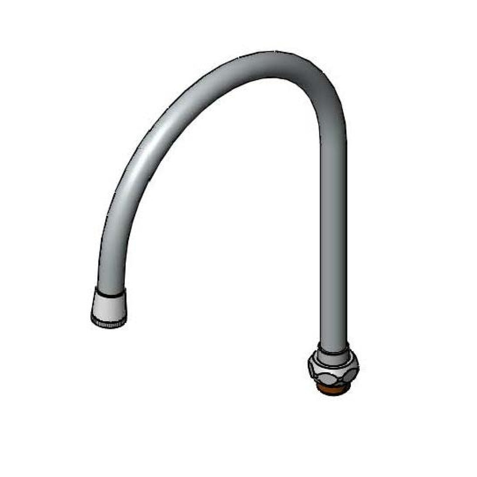 T&S Brass 134X Swivel Gooseneck - 7-3/4" Spread