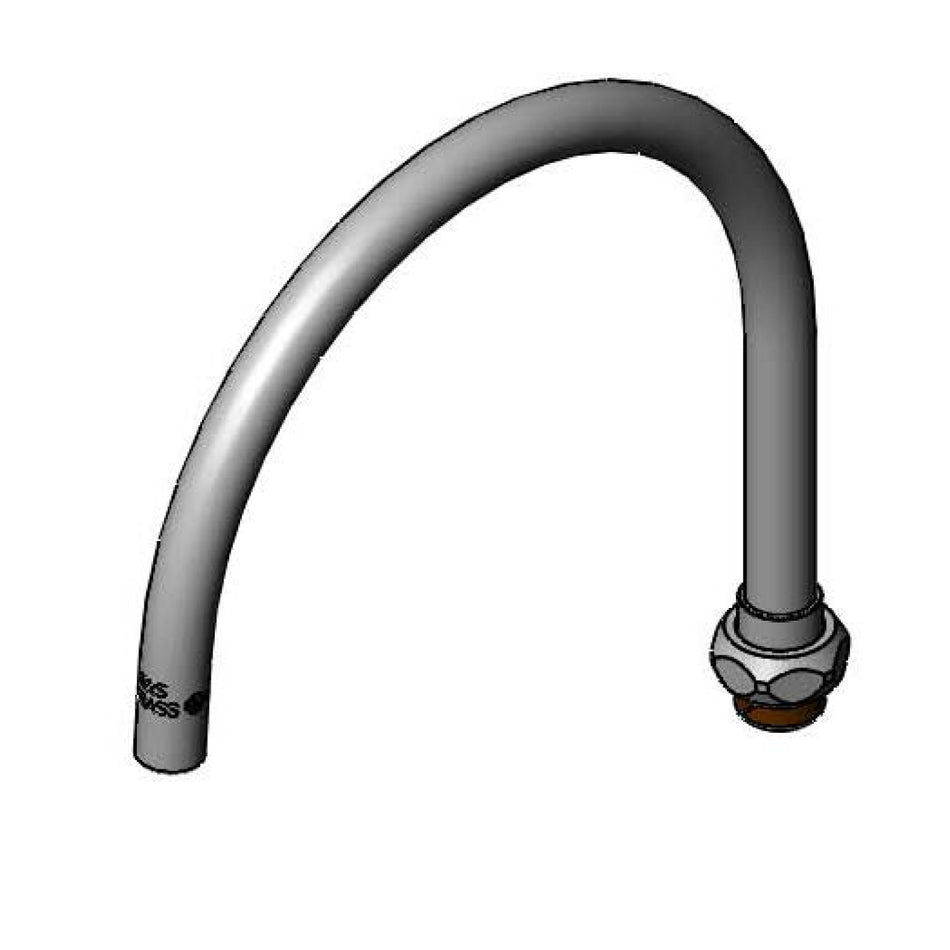 Plain-End Swivel Gooseneck, 7-11/16" Spread, 8-1/4" Height, 3-5/16" Clearance, 1.5 GPM for EC-3130 ADE Faucet Series