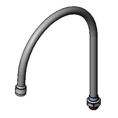 T&S Brass 135X-LAM Swivel Gooseneck - 8-3/4" w/ Laminar Control