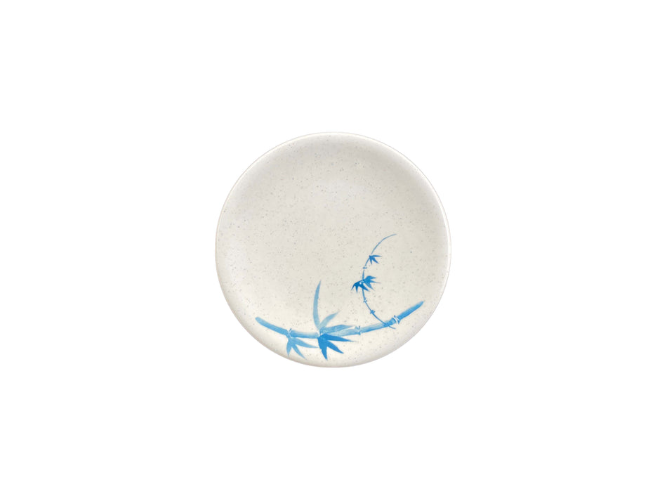 12 Pack 5-7/8" Diameter x 3/4" Height, Plate, Blue Bamboo Dinnerware, Melamine, BPA Free, Dishwasher Safe, Break-Resistant, Shatter-Resistant, No Microwave, No Oven, NSF