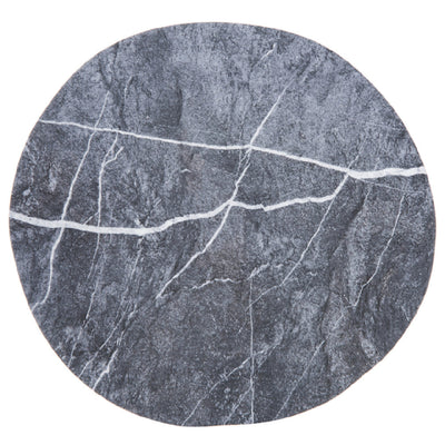 Carlisle 5310572 11 Inch Ridge Plate Freeform Melamine Gray Matte Finish