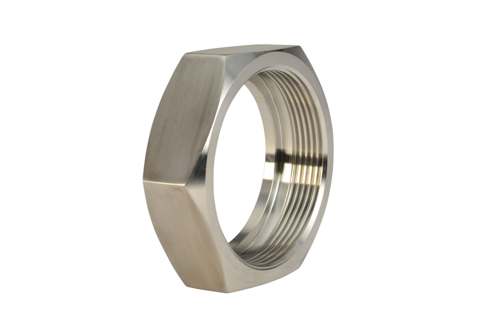 1" Union Hex Nut (13H)  - T304 Stainless Steel - Wayland Industries - W413H-1