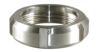 2.5" SMS Round Nut (13R-SMS)  - T304 Stainless Steel - Wayland Industries - W413R-SMS-25