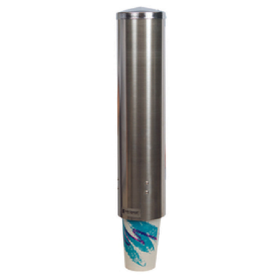Carlisle C3250SS 16 Inch Water Cup Dispenser Pull-type Stainless Steel