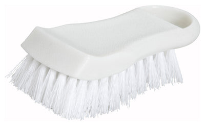 Winco 6-1/2" White Cutting Board Brush - Polypropylene Bristles