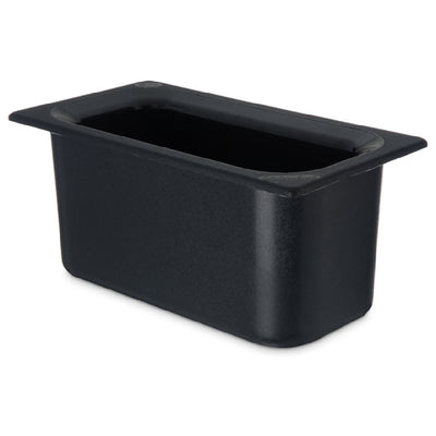 Carlisle CM110203 Coldmaster Food Pan 1/3-size Refrigerant Gel Insulated Black ABS