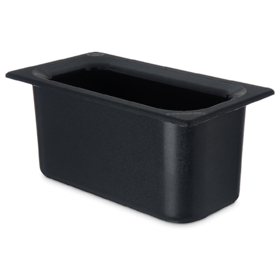 Carlisle CM110203 Coldmaster Food Pan 1/3-size Refrigerant Gel Insulated Black ABS