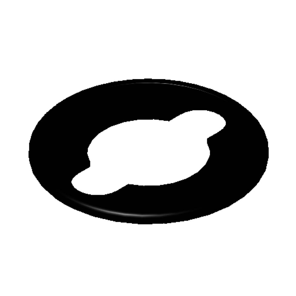 T&S 144L Lab Turret Deck Gasket - Plastic, Black