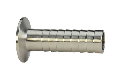 4" Brewery Style Hose Barb Adapter (14MPHRL)  - T304 Stainless Steel - Wayland Industries - W414MPHRL-4