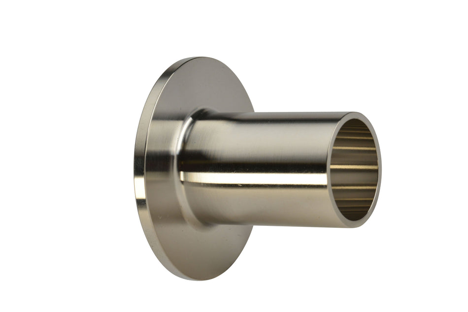 1" Type A Stub End - Machine Finish (14VB)  - T316L Stainless Steel - Wayland Industries - W614VB-1