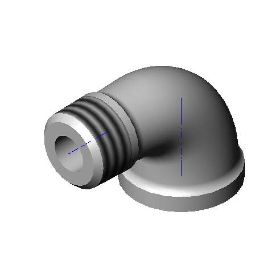 T&S Brass 150X Street Elbow - 1/2" NPT