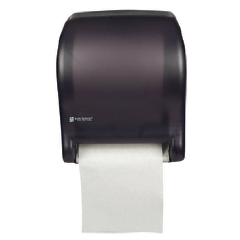 Carlisle T8000TBK 11 Inch Touchless Towel Dispenser Plastic Black Pearl with Lock