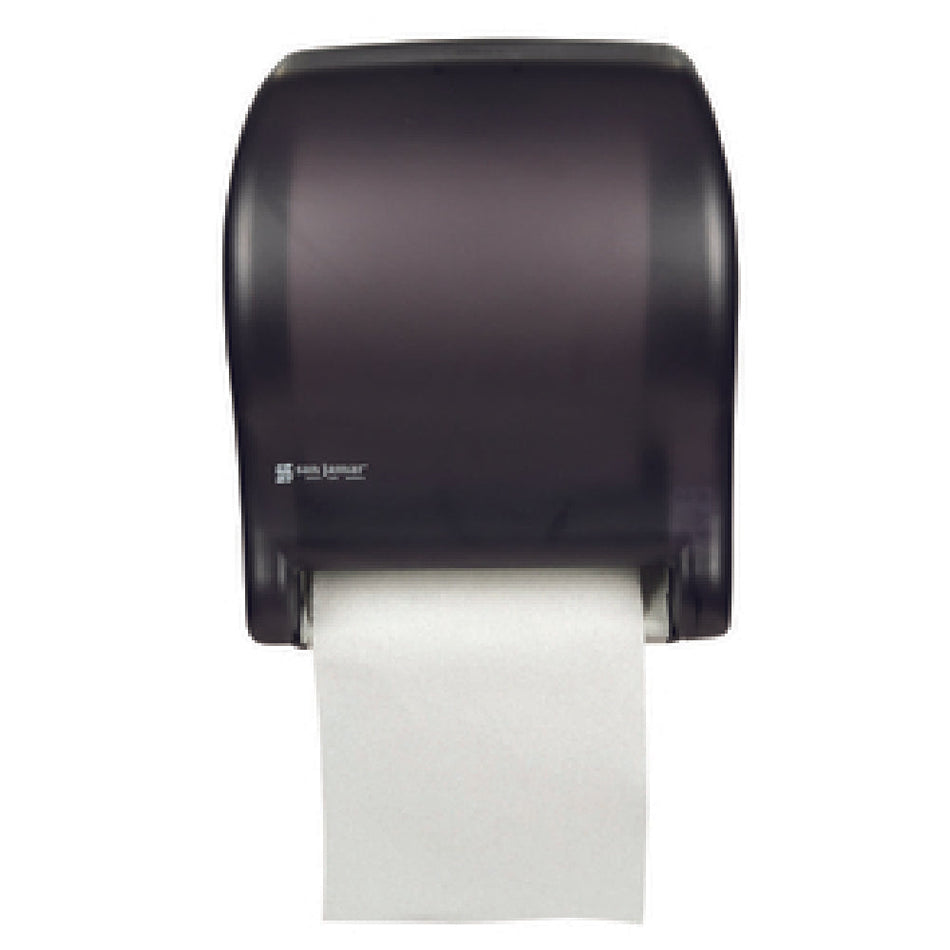 Carlisle T8000TBK 11 Inch Touchless Towel Dispenser Plastic Black Pearl with Lock