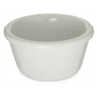 Carlisle 4 oz White Melamine Ramekin - Stain Resistant & Shatterproof