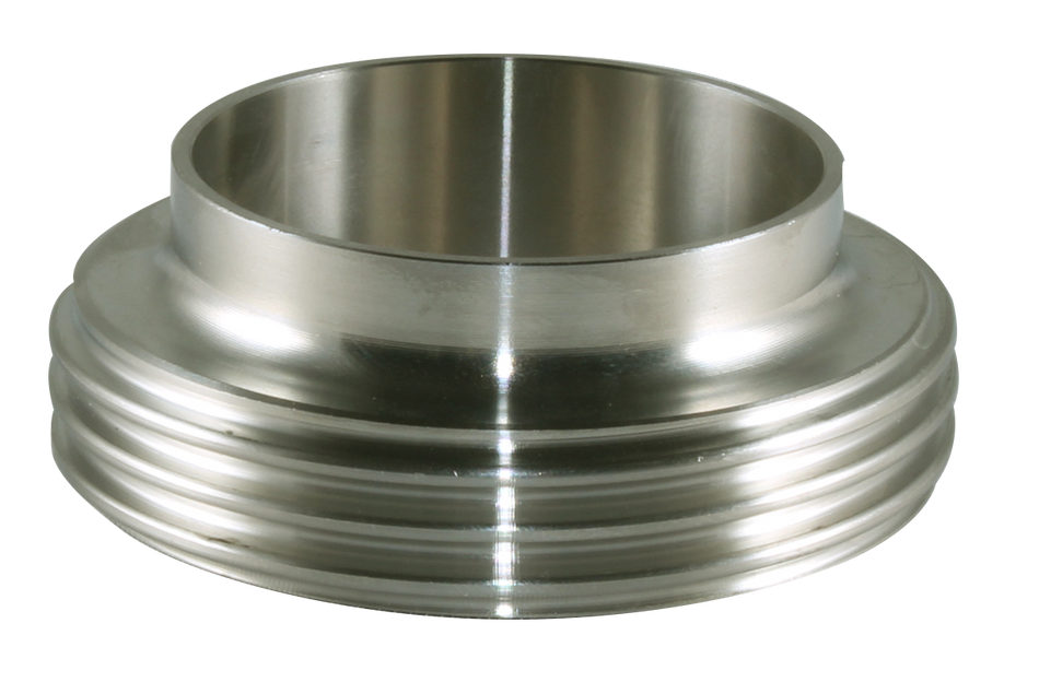 3" SMS Welding Males (15A-SMS)  - T316L Stainless Steel - Wayland Industries - W615A-SMS-3