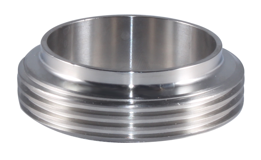 2" John Perry Short Threaded Ferrule (15TRFJP)  - T316L Stainless Steel - Wayland Industries - W615TRFJP-2